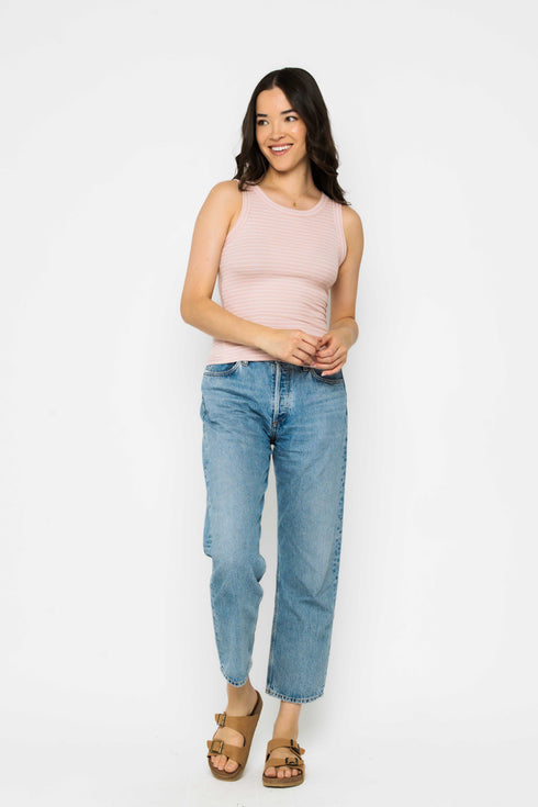 Leanne-Crew Neck Tank